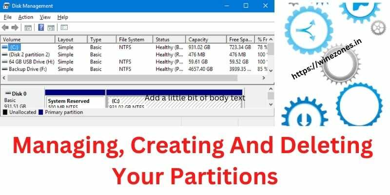 Managing Partitions