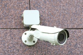 CCTV camera and junction box