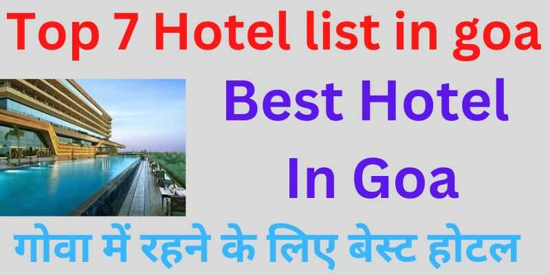 Best Hotel In Goa